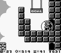 une photo d'Ã©cran de Super Mario Land 2 sur Nintendo Game Boy